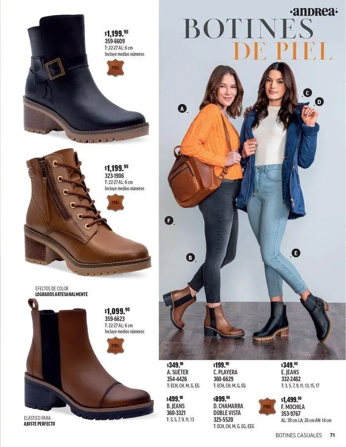 Catálogo de ANDREA - CALZADO DAMA 26 de agosto al 25 de enero 2025 - Pagina 168