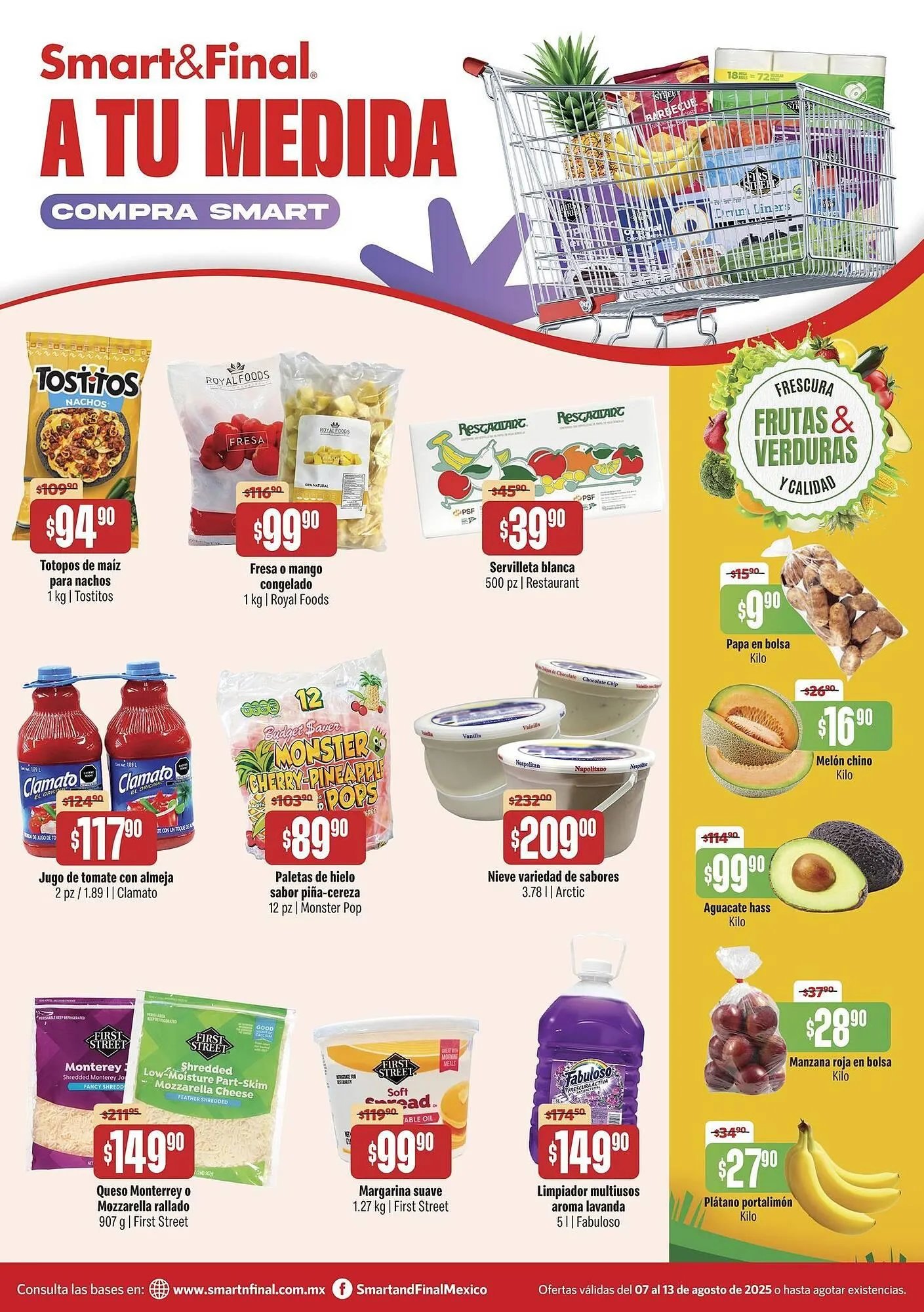 Catálogo de Catálogo Smart & Final 7 de agosto al 13 de agosto 2025 - Pagina 1