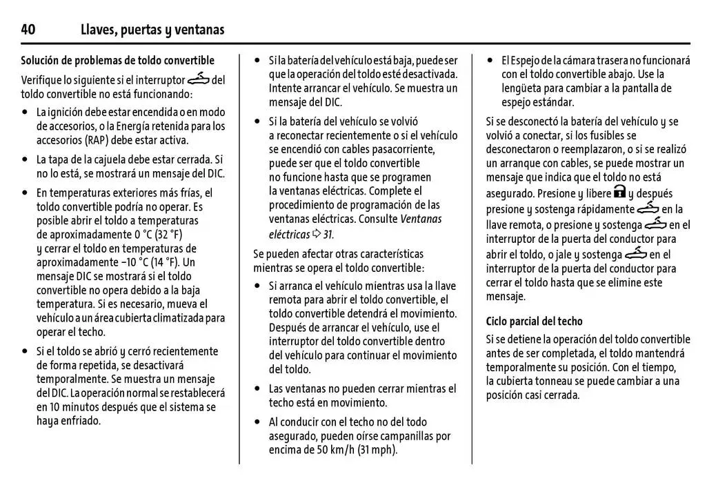 Catálogo de Chevrolet Corvette Stingray Manual del propietario 22 de enero al 31 de diciembre 2025 - Pagina 41