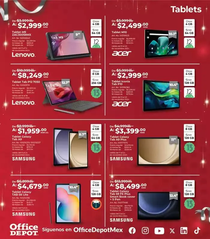 Catálogo de Office Depot - Folleto Noviembre 1 de noviembre al 30 de noviembre 2024 - Pagina 8