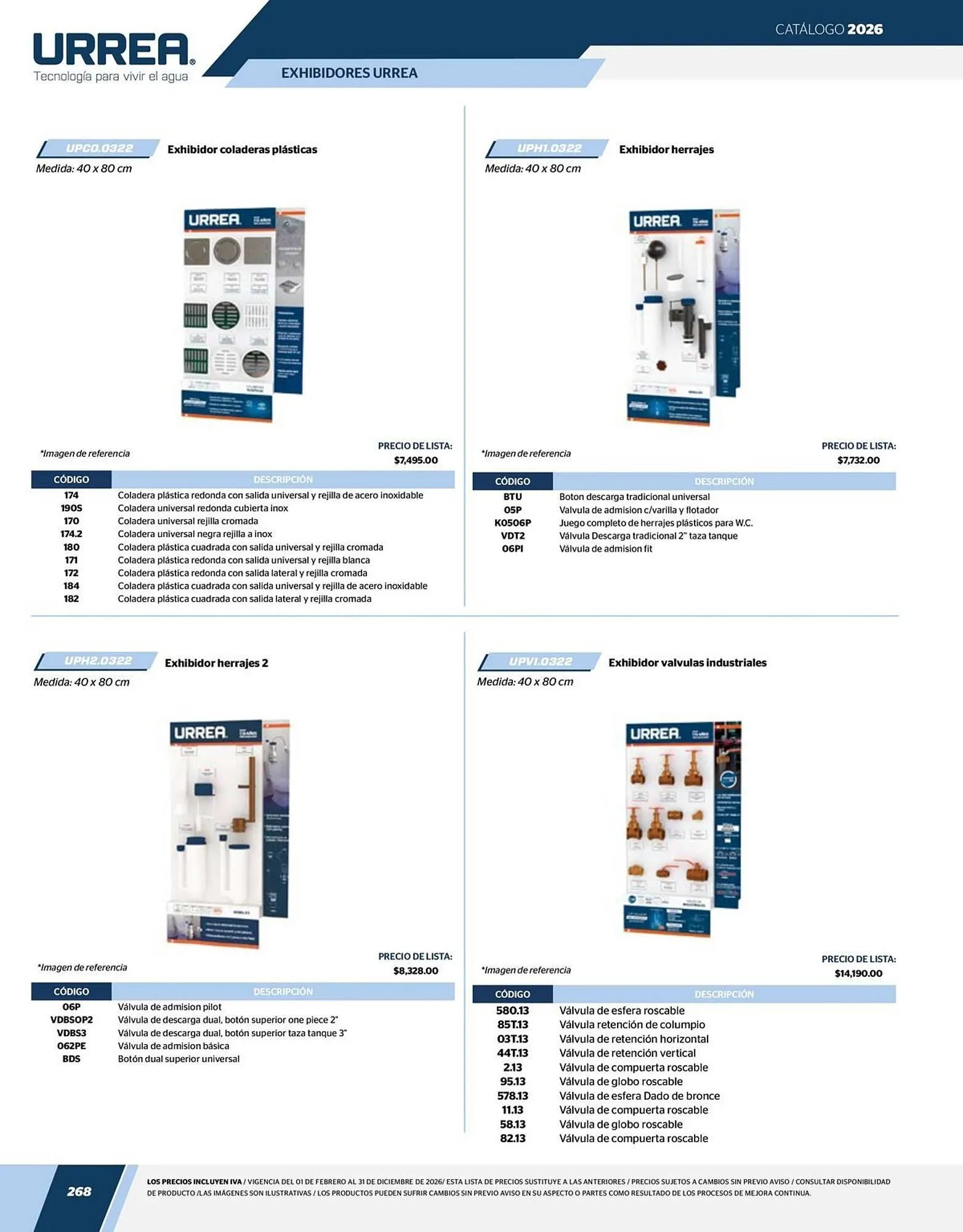 Catálogo de Catálogo Urrea 24 de abril al 31 de diciembre 2026 - Pagina 270