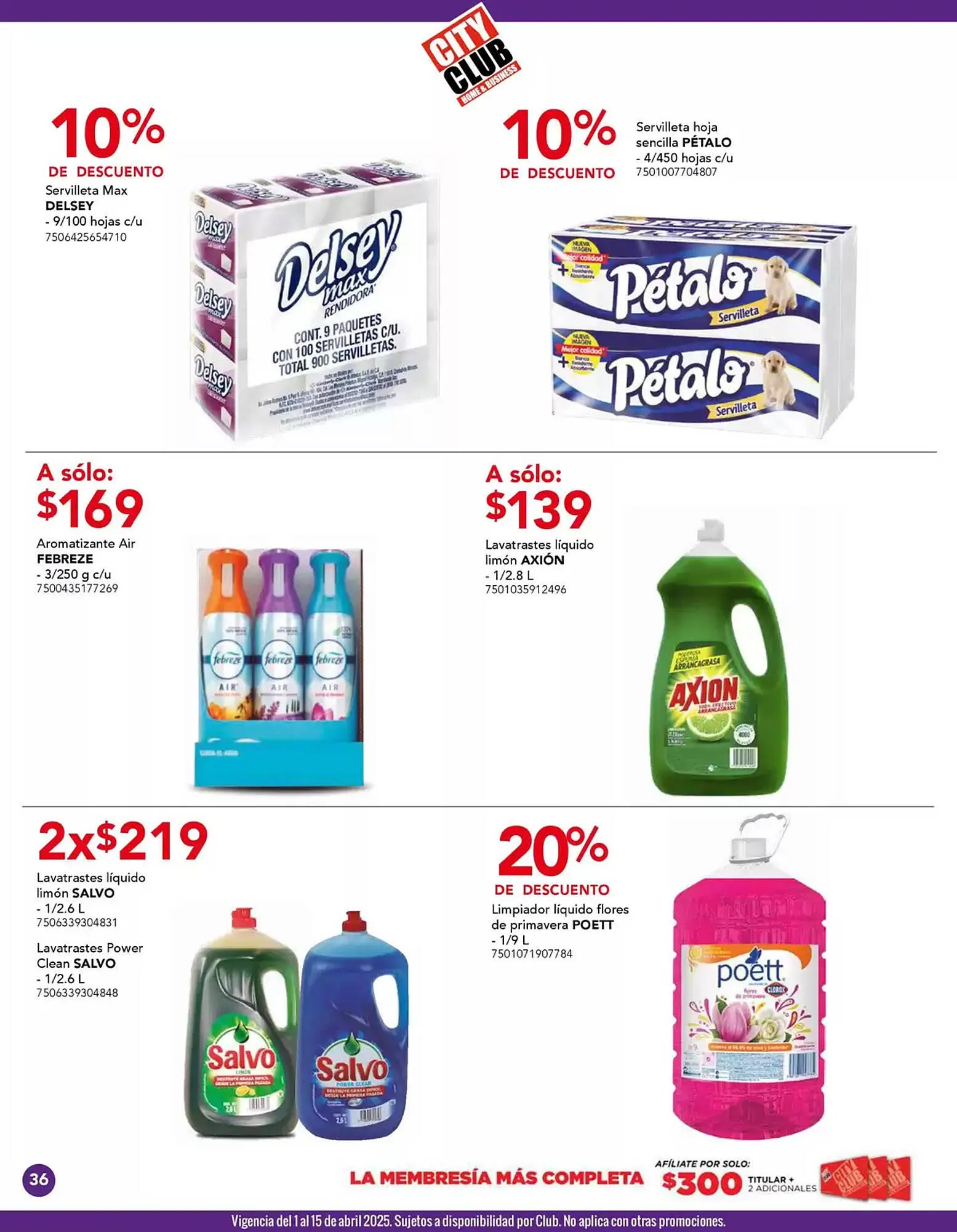 Catálogo de Catálogo City Club 1 de abril al 30 de abril 2025 - Pagina 36