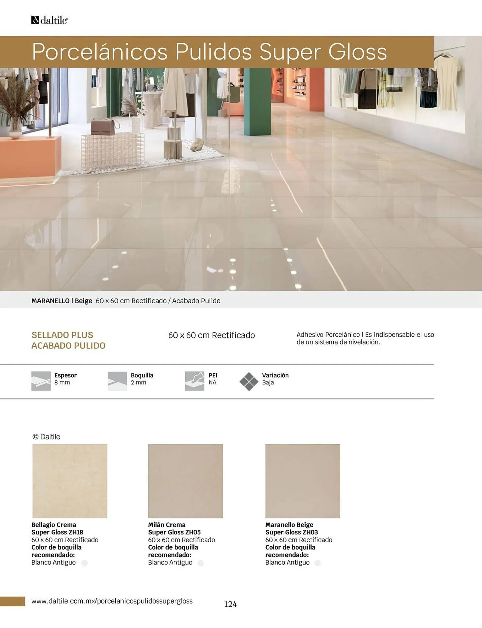 Catálogo de Catálogo Daltile 1 de enero al 31 de diciembre 2024 - Pagina 124