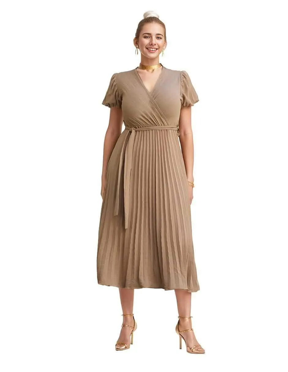 Vestido midi casual Kosauki Moda para mujer