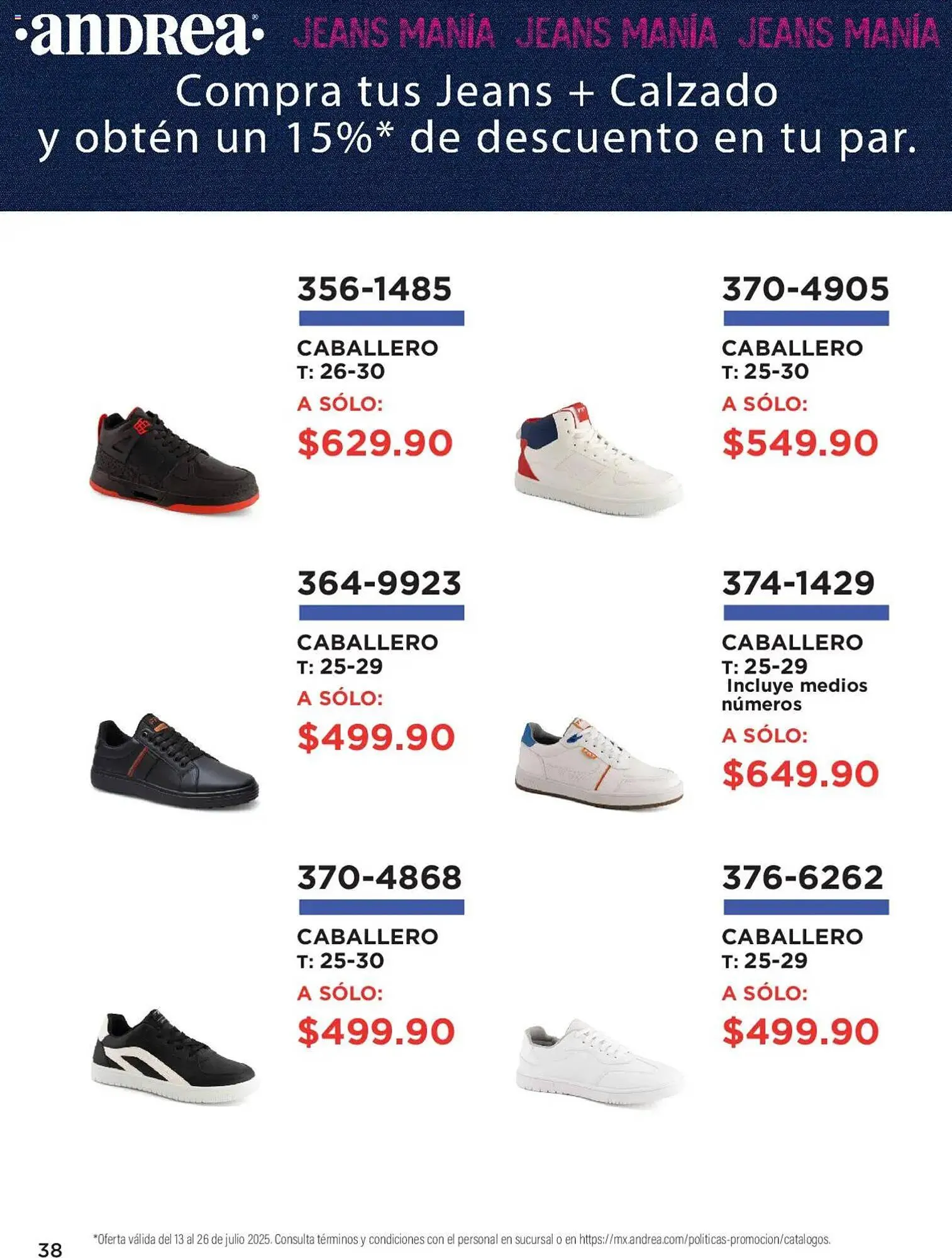 Catálogo de Catálogo Andrea 13 de julio al 27 de julio 2025 - Pagina 38