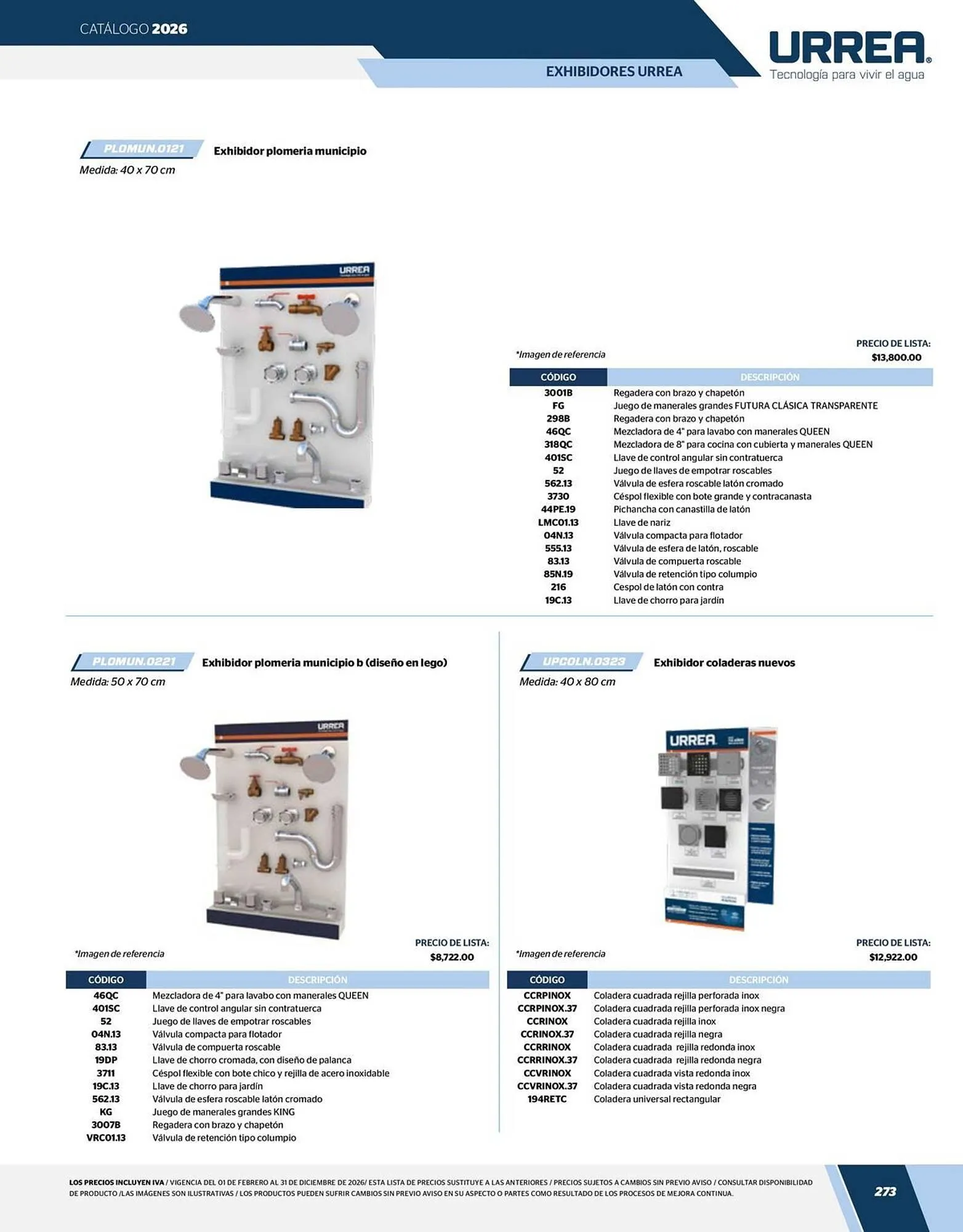 Catálogo de Catálogo Urrea 24 de abril al 31 de diciembre 2026 - Pagina 275