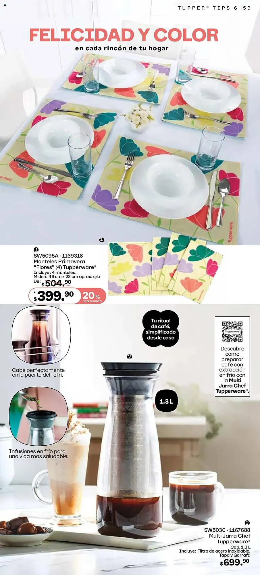Catálogo de Catálogo Tupperware 19 de mayo al 16 de junio 2025 - Pagina 59