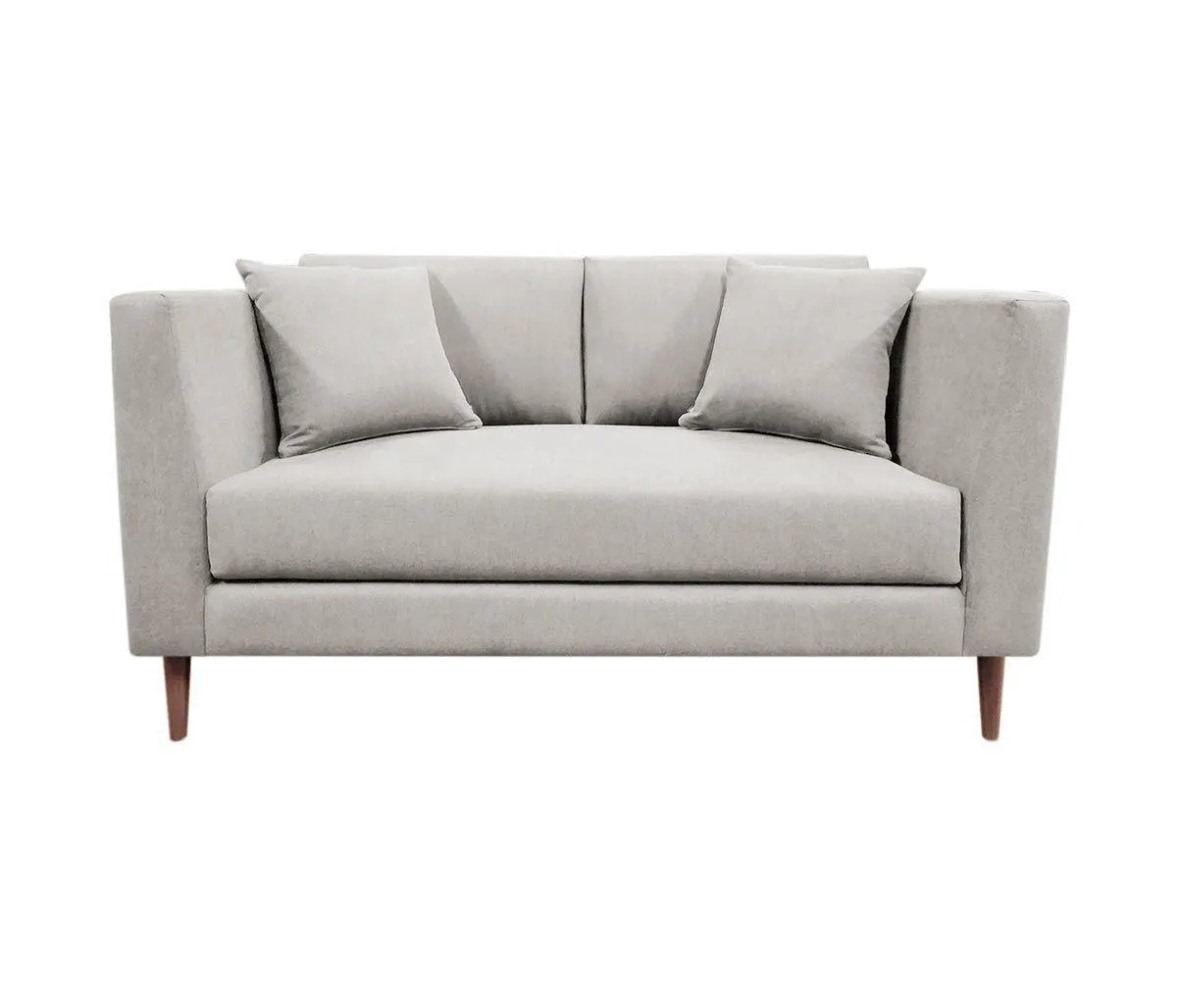 Sofá 2 cuerpos Noah - Gris claro