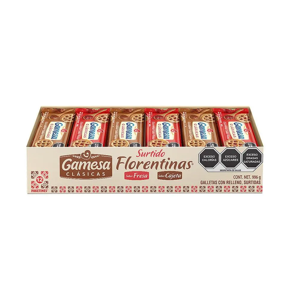 Galletas Florentinas Gamesa 12/83 g