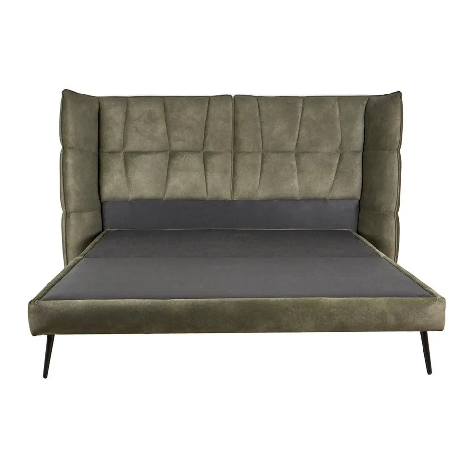 Cama Matrimonial Aina - Verde Olivo