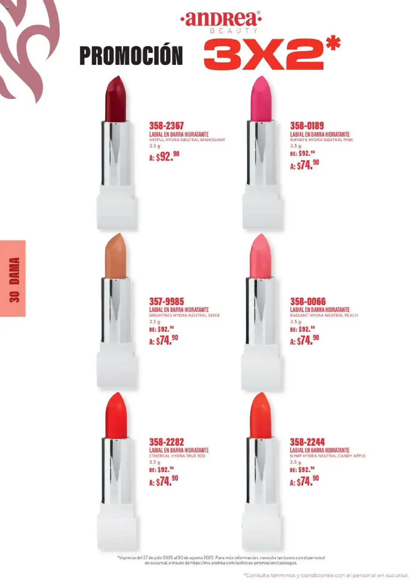 Catálogo de Catálogo Andrea 27 de julio al 30 de julio 2025 - Pagina 30