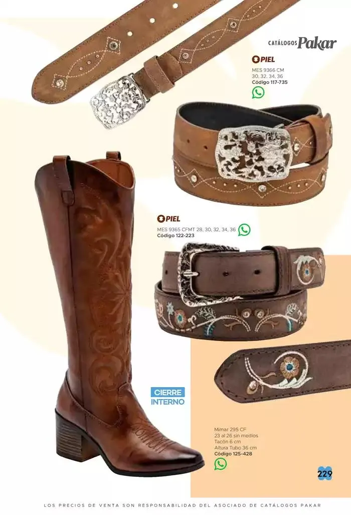 Catálogo de Pakar Mujer 31 de enero al 31 de agosto 2025 - Pagina 229