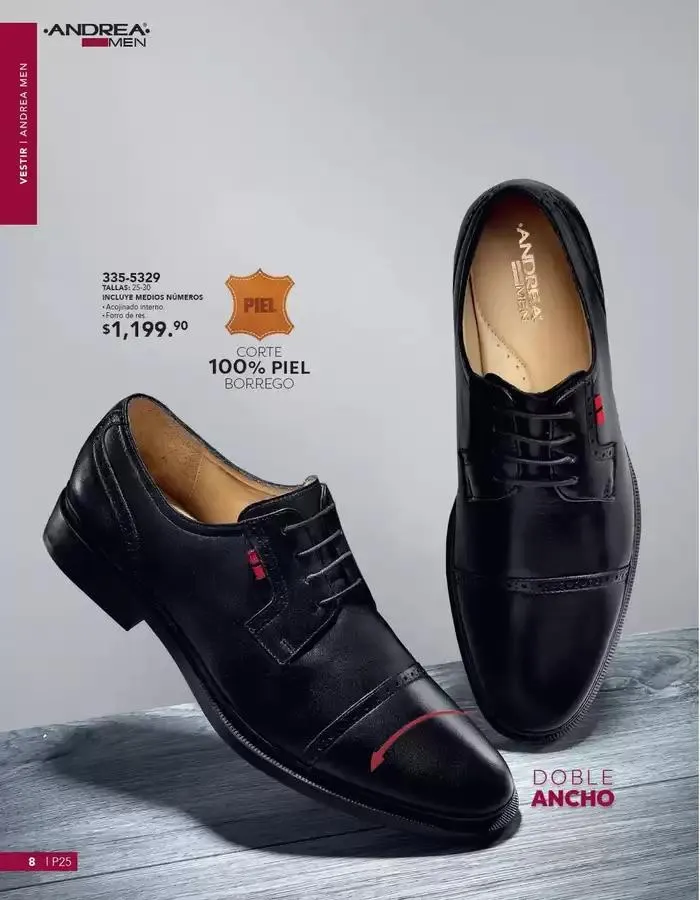 Catálogo de ANDREA | CALZADO CABALLERO 26 de enero al 24 de mayo 2025 - Pagina 8