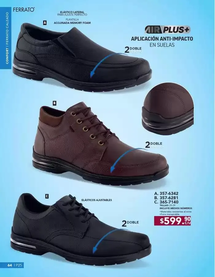 Catálogo de ANDREA | CALZADO CABALLERO 26 de enero al 24 de mayo 2025 - Pagina 64