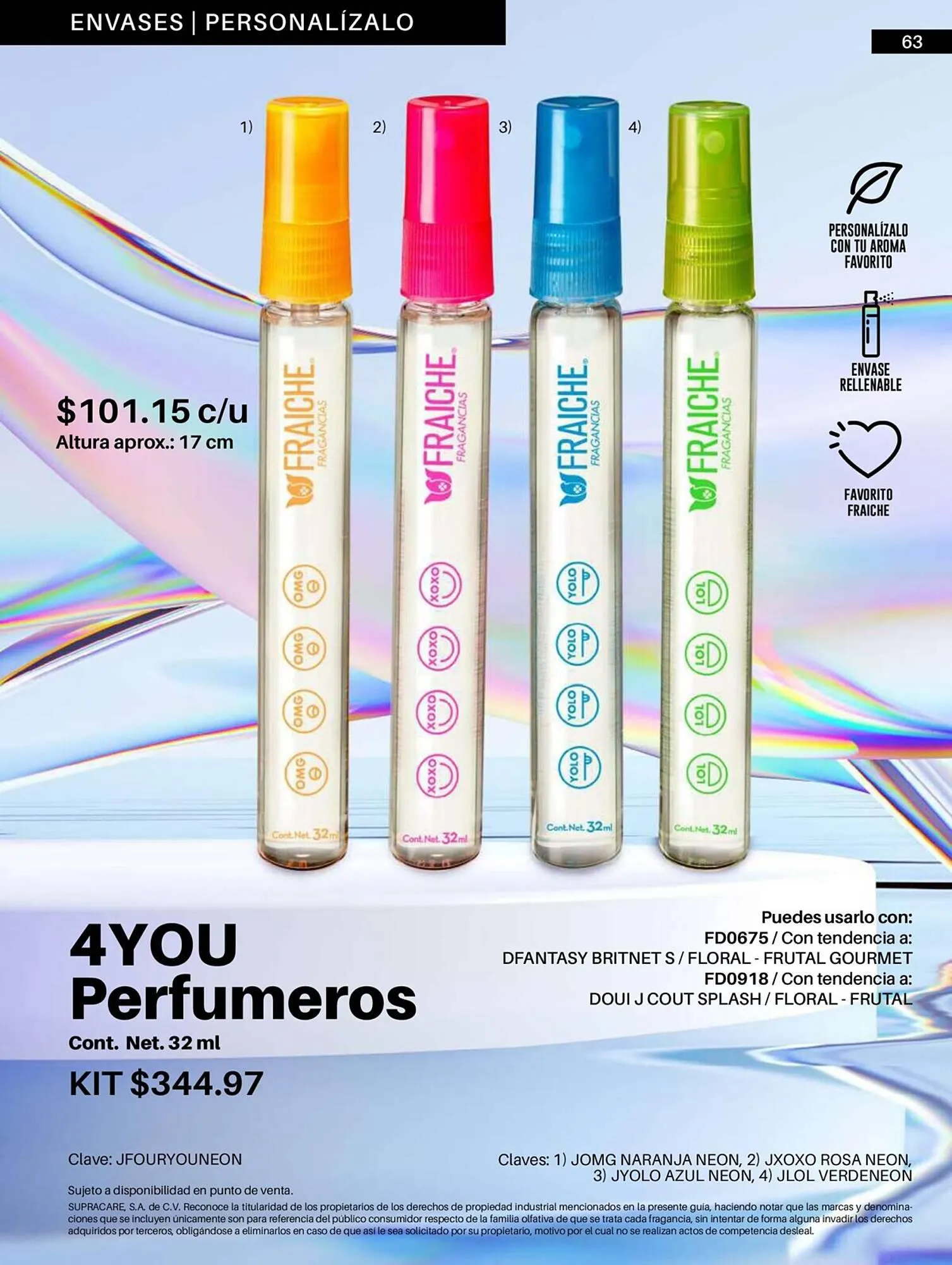 Catálogo de Catálogo Fraiche 6 de junio al 23 de septiembre 2023 - Pagina 63