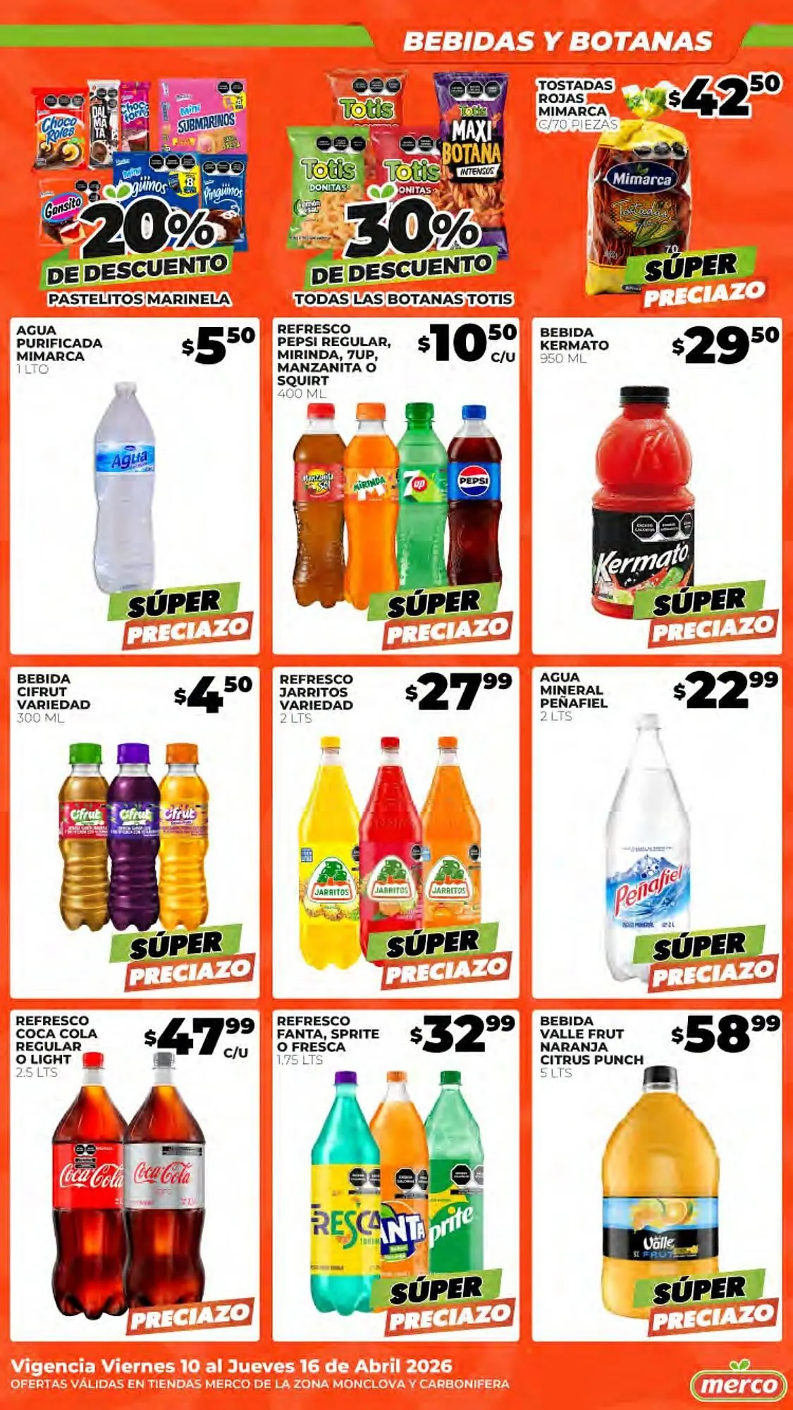 Catálogo de Folleto Merco 10 de abril al 16 de abril 2026 - Pagina 10
