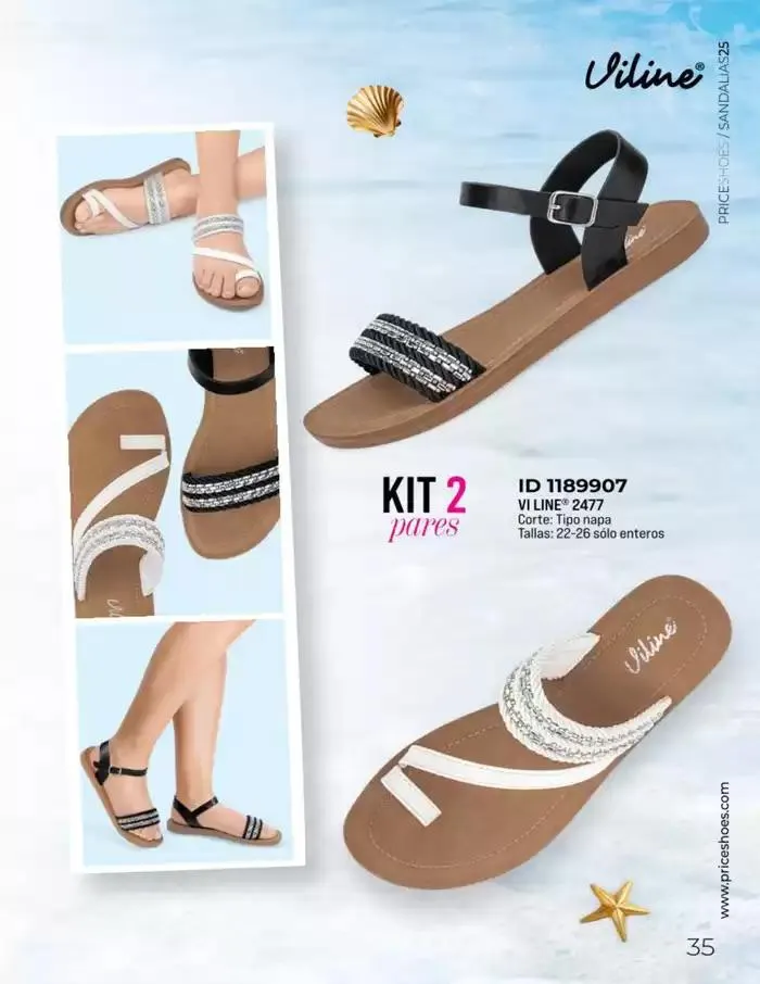 Catálogo de SANDALIAS | KITS | 2025 | 1E 1 de enero al 31 de diciembre 2025 - Pagina 35