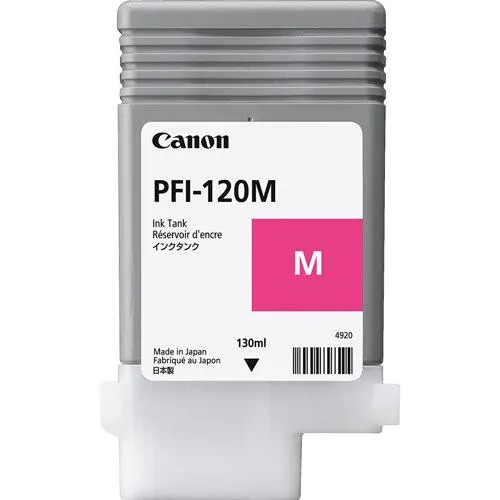 Cartucho para plotter Canon PFI-120 magenta con 130ml