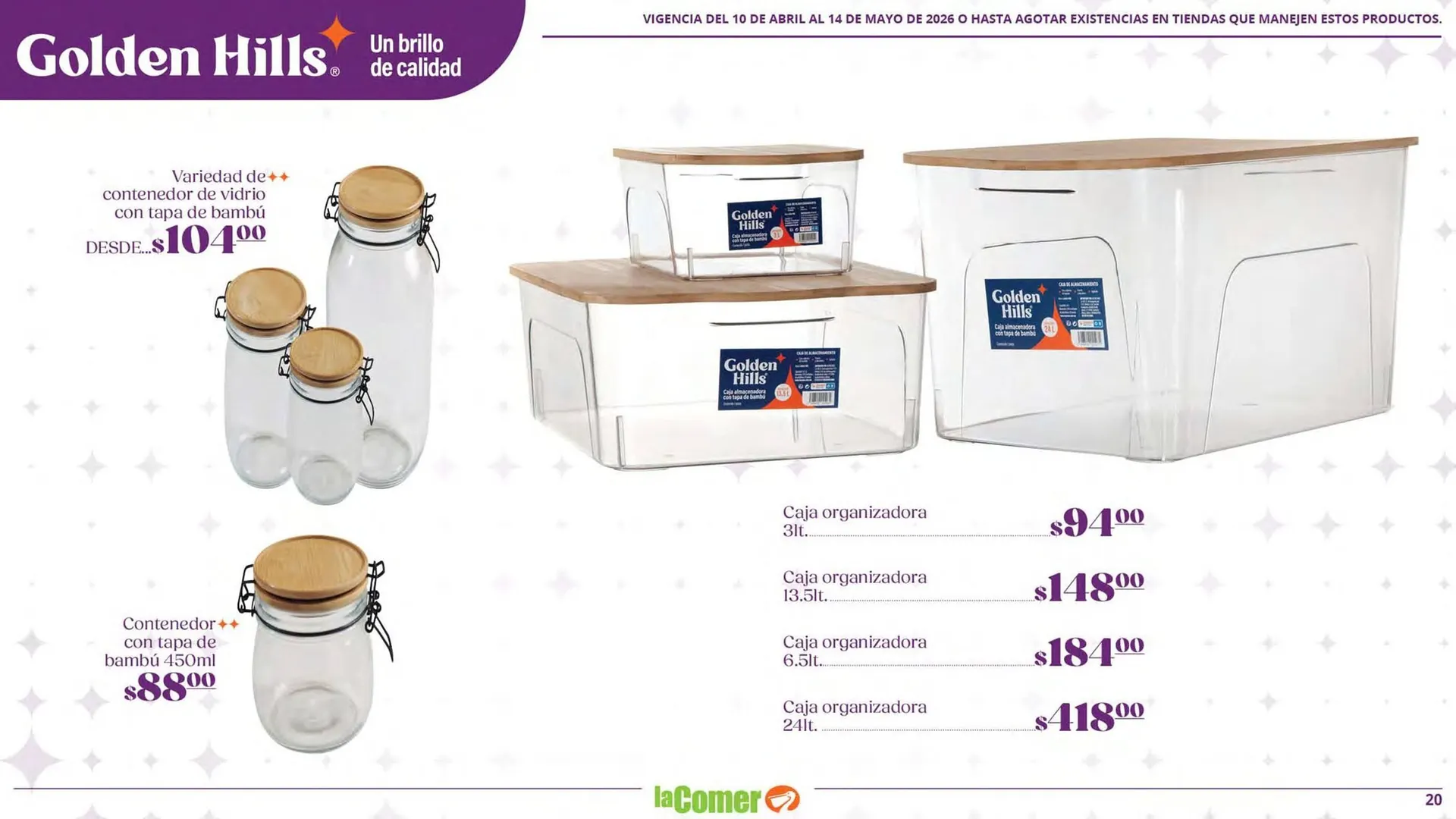 Catálogo de Folleto La Comer 10 de abril al 14 de mayo 2026 - Pagina 20