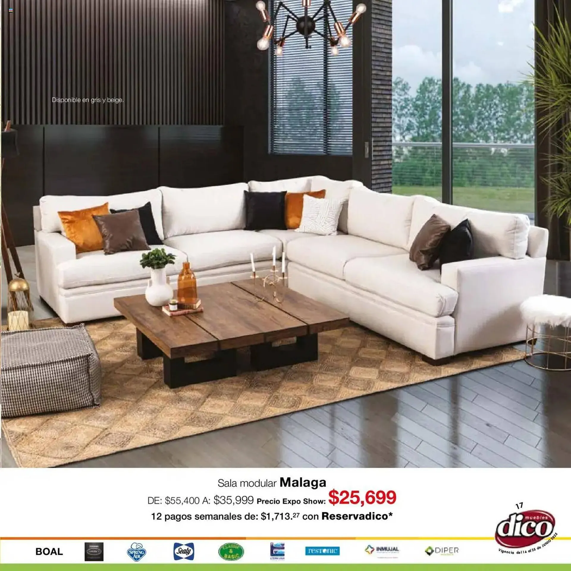 Catálogo de Catálogo Muebles Dico 12 de junio al 25 de junio 2025 - Pagina 17