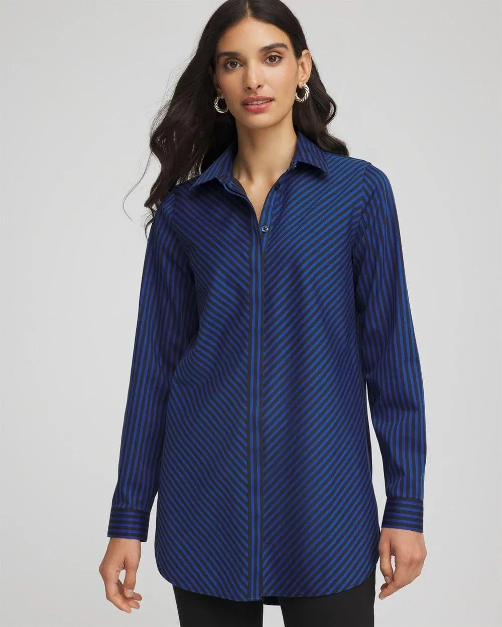 No Iron ™ Slimming Striped Tunic