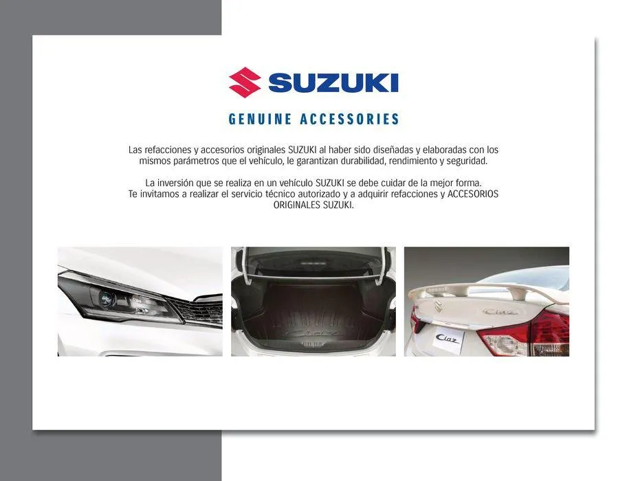 Catálogo de Suzuki CIAZ 27 de febrero al 31 de diciembre 2024 - Pagina 2