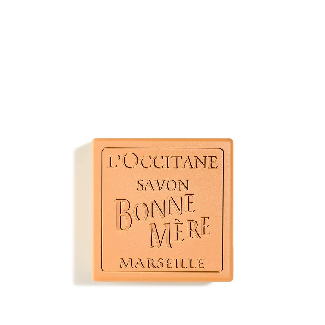 JABÓN SÓLIDO MANDARINA Y LIMÓN VERDE BONNE MÈRE