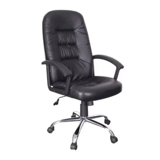 Silla gerencial modelo calabria piel color negro