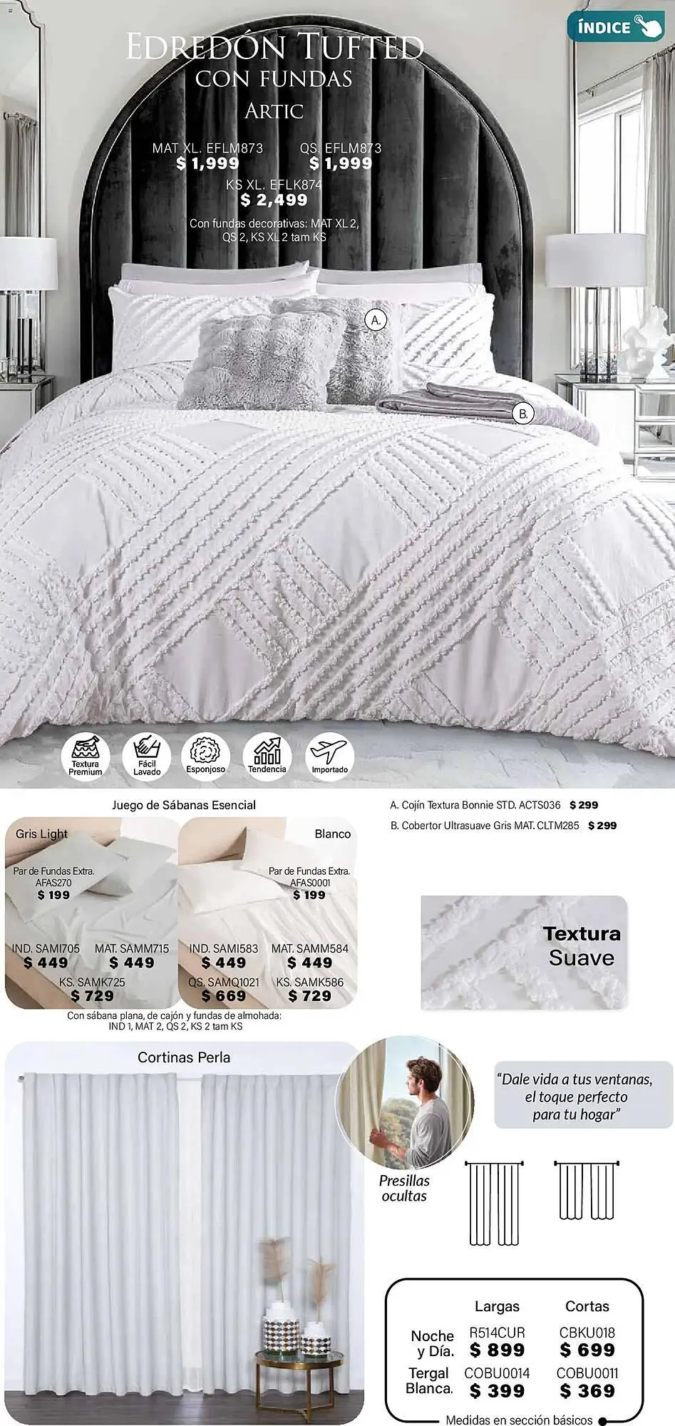 Catálogo de Catálogo Colchas Concord 1 de noviembre al 1 de febrero 2026 - Pagina 144