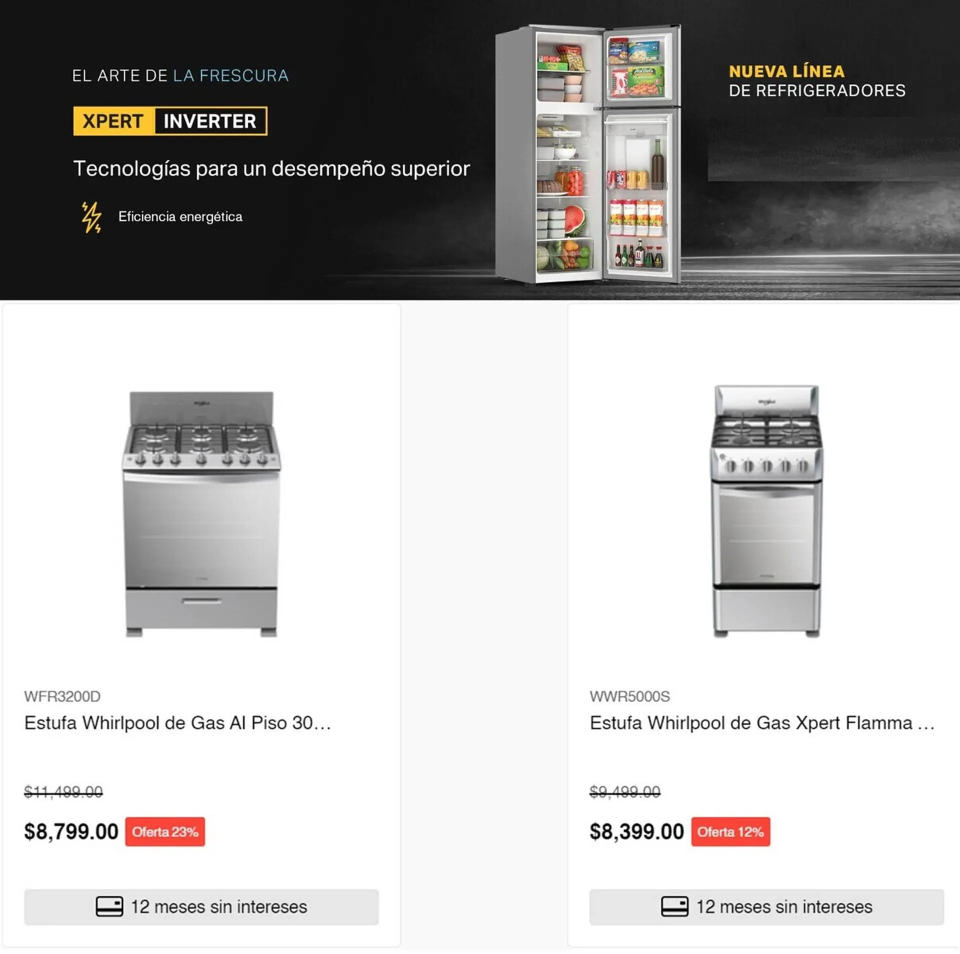 Catálogo de Catálogo Whirlpool 5 de septiembre al 30 de septiembre 2023 - Pagina 6
