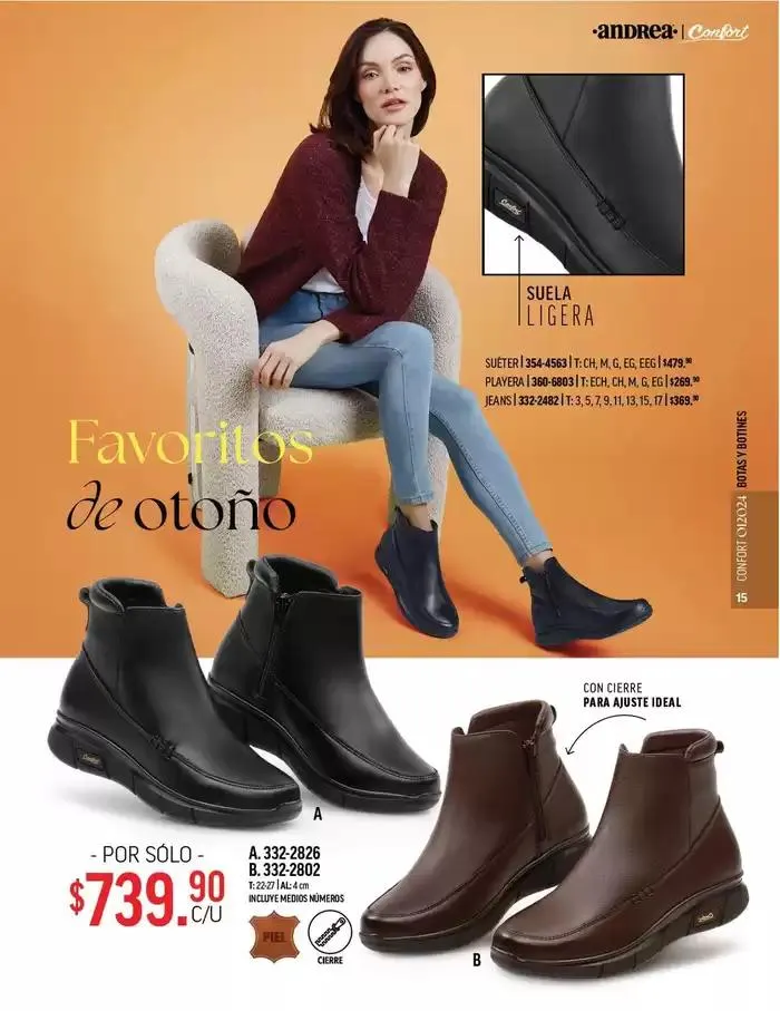 Catálogo de ANDREA - CALZADO CONFORT 26 de agosto al 25 de enero 2025 - Pagina 8