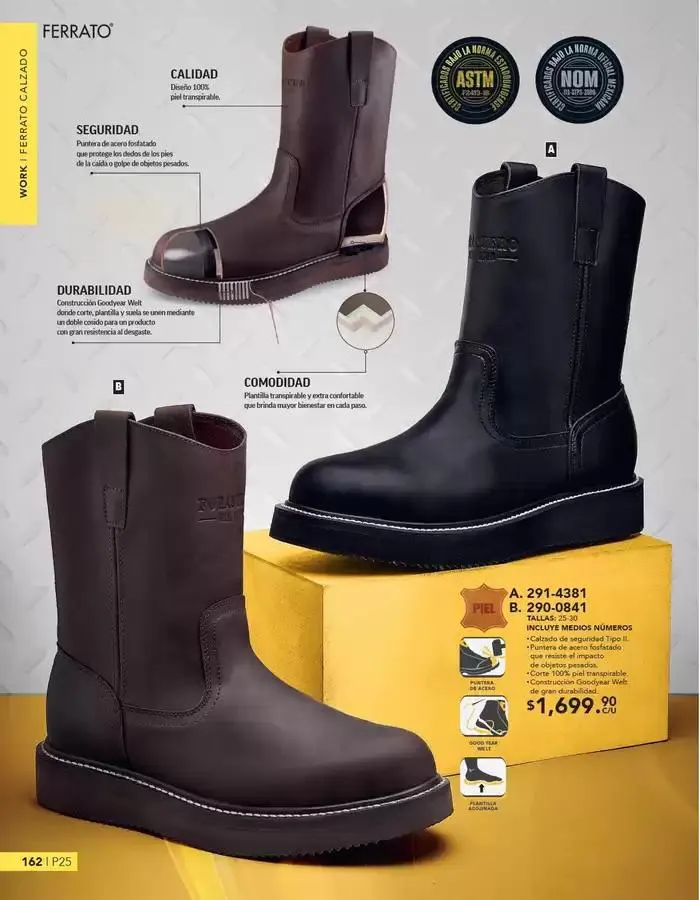 Catálogo de ANDREA | CALZADO CABALLERO 26 de enero al 24 de mayo 2025 - Pagina 162