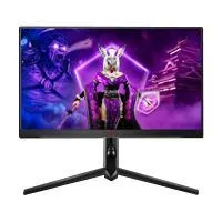 MONITOR GAMER AOC 25 / PANEL IPS / 240 - 260 HZ / T.D.R. 1 MS / AMD FREE SYNC / COLOR NEGRO Y ROJO / HDMI / VGA / DISPLAYPORT / ASPECTO 169 / RESOLUCION 1920 X 1080 / BRILLO 400