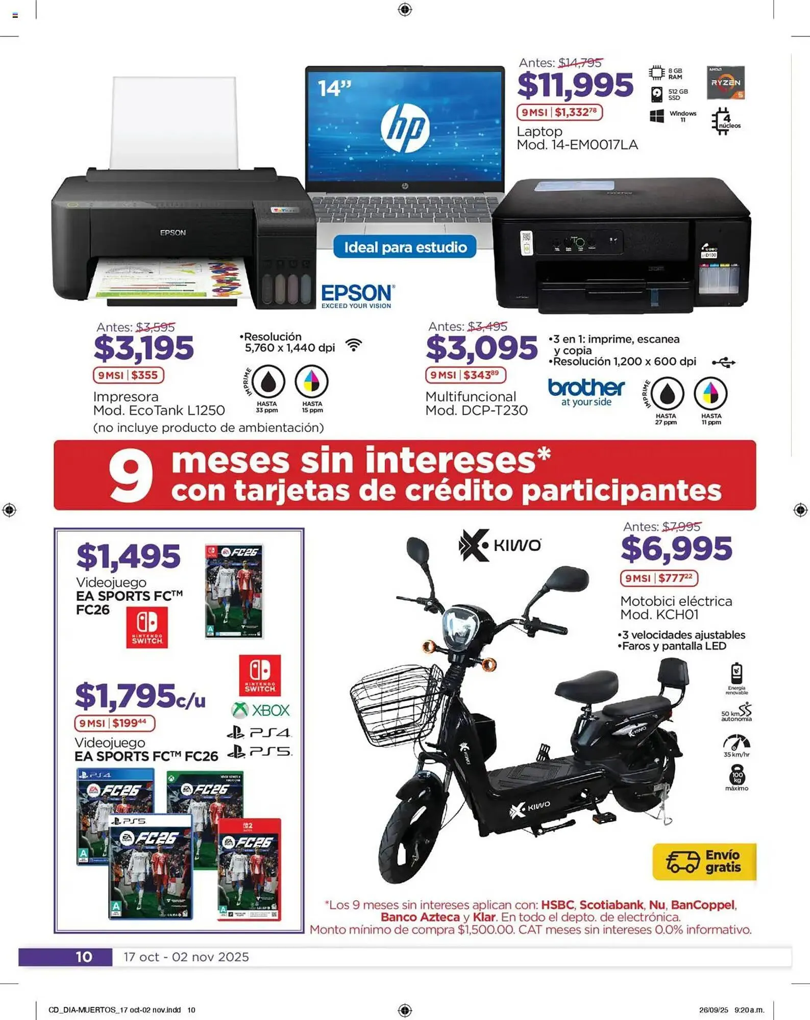 Catálogo de Folleto Chedraui 17 de octubre al 2 de noviembre 2025 - Pagina 10