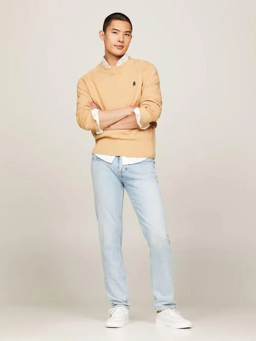 Suéter con monograma TH de corte amplio de hombre Tommy Hilfiger