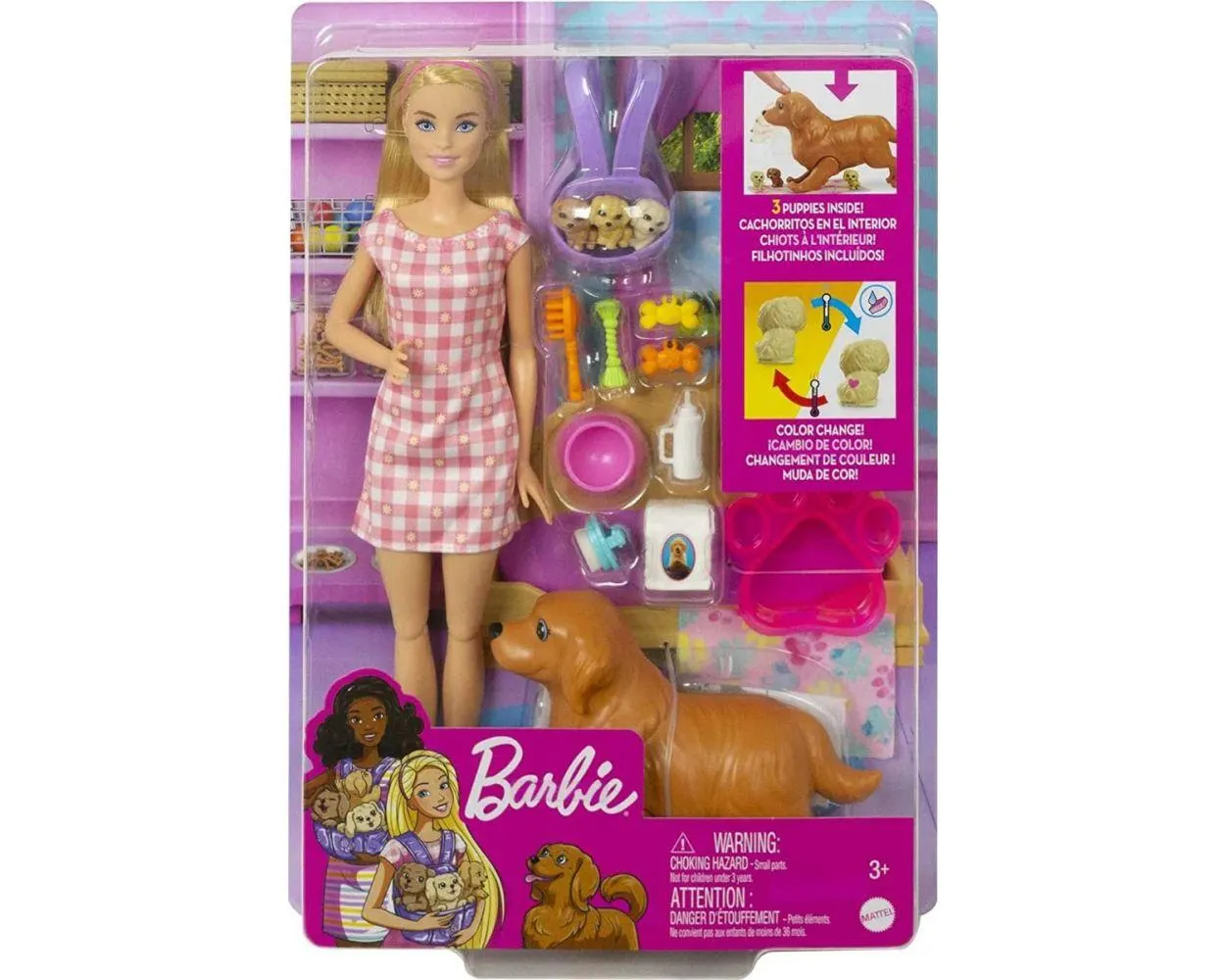 Barbie Cachorros Recién Nacidos HCK75