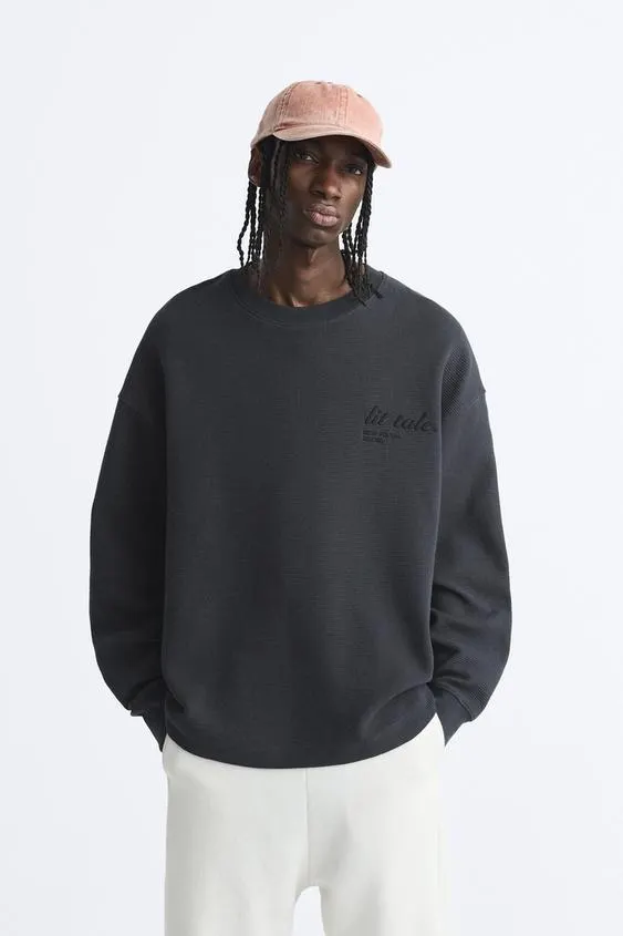 SUDADERA ESTRUCTURA CUADRILLÉ