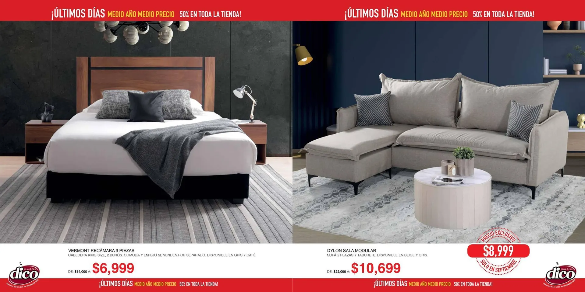 Catálogo de Catálogo Muebles Dico 9 de septiembre al 30 de septiembre 2025 - Pagina 2