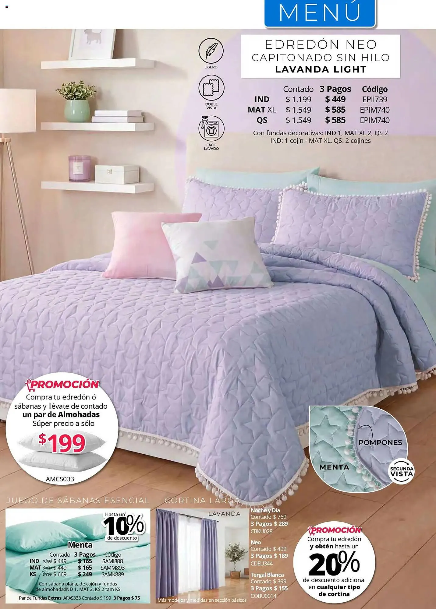 Catálogo de Catálogo Colchas Concord 1 de mayo al 1 de agosto 2026 - Pagina 99