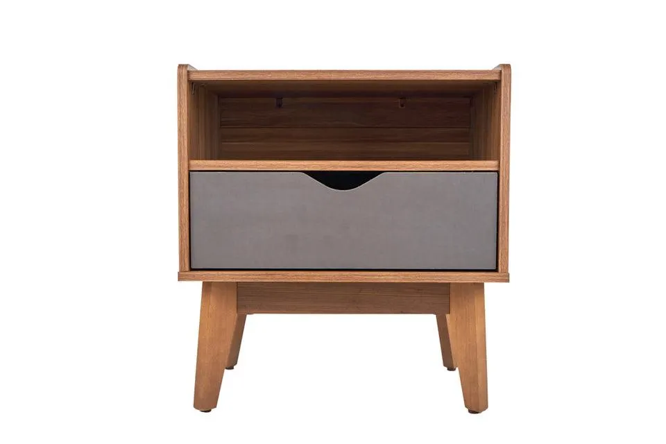 Buró Santino - Nogal y Gris