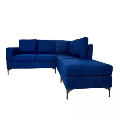 Sofá escuadra derecha Niagara azul moonlight