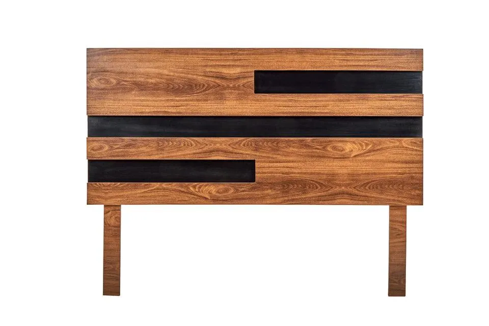 Cabecera King Size Dilla - Nogal y Negro
