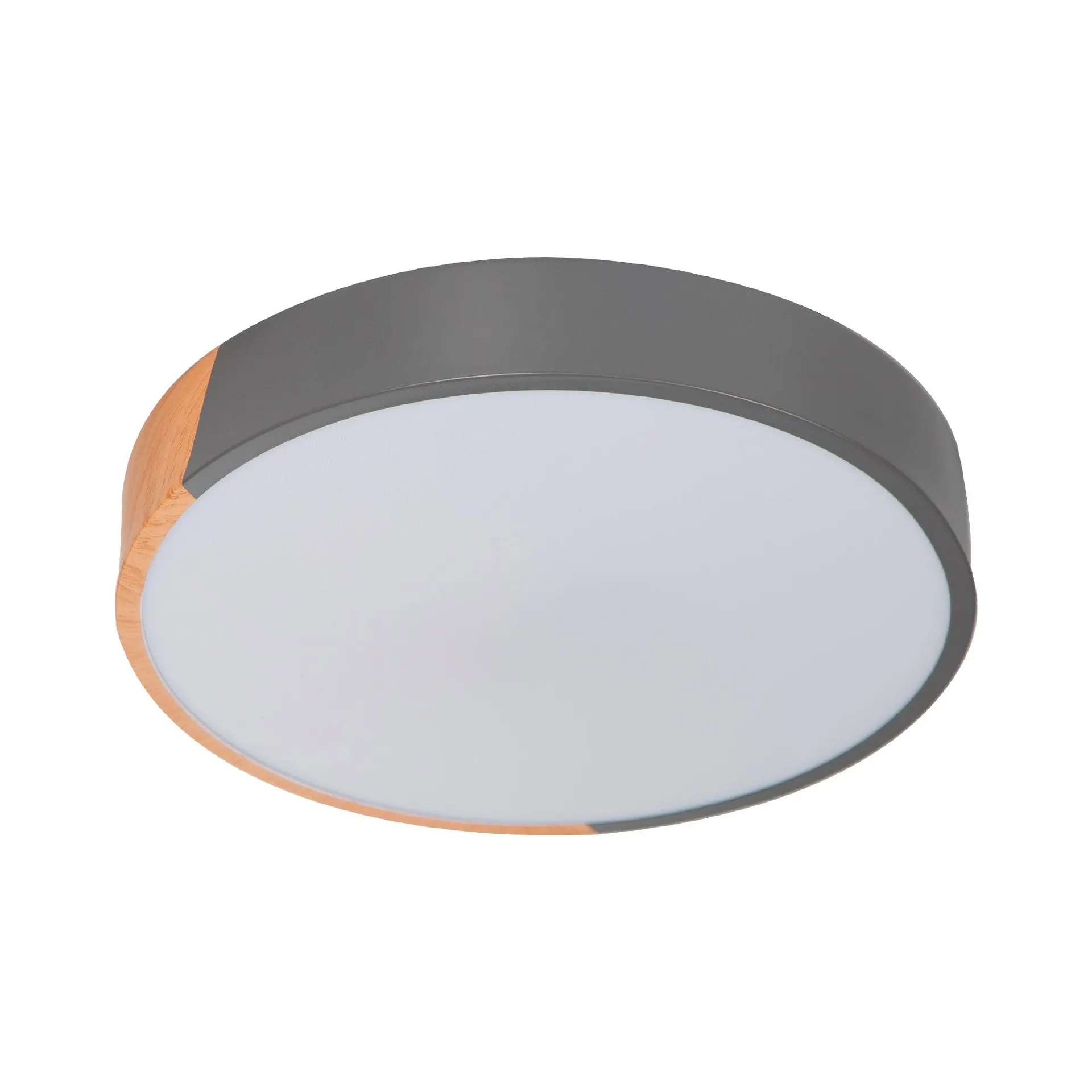 Lámpara de Techo Empotrable LED 18W Madera Rústica Clara