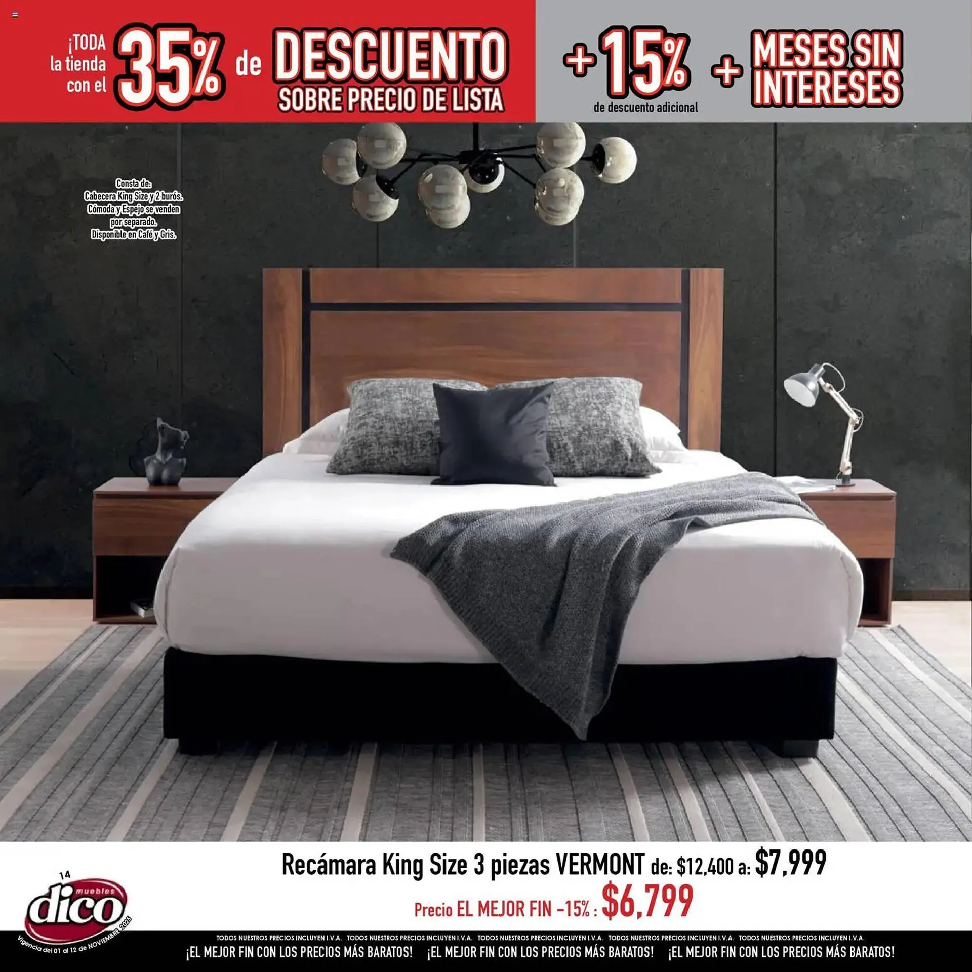 Catálogo de Catálogo Muebles Dico 1 de noviembre al 13 de noviembre 2025 - Pagina 14