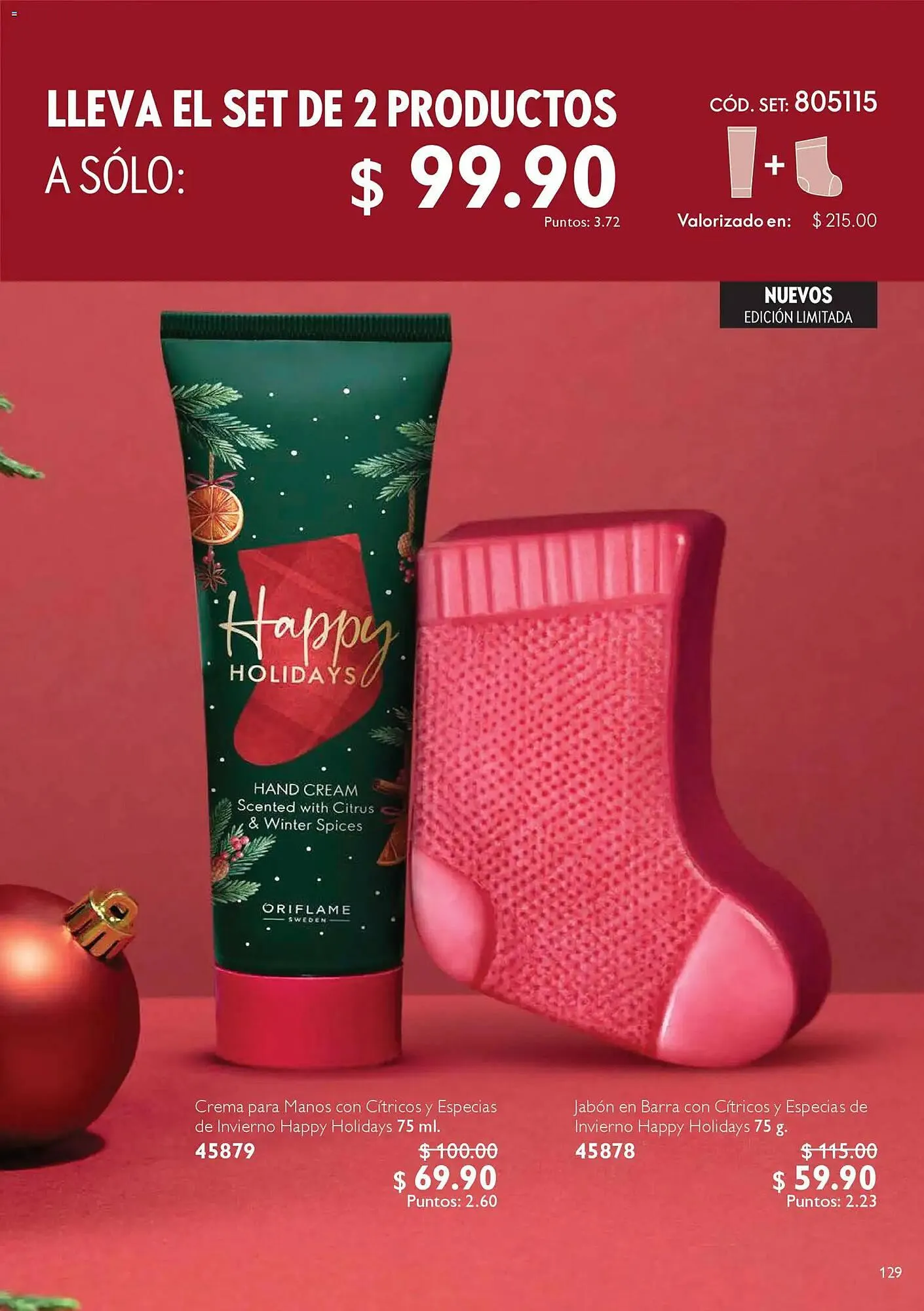 Catálogo de Catálogo Oriflame 6 de diciembre al 27 de diciembre 2025 - Pagina 129