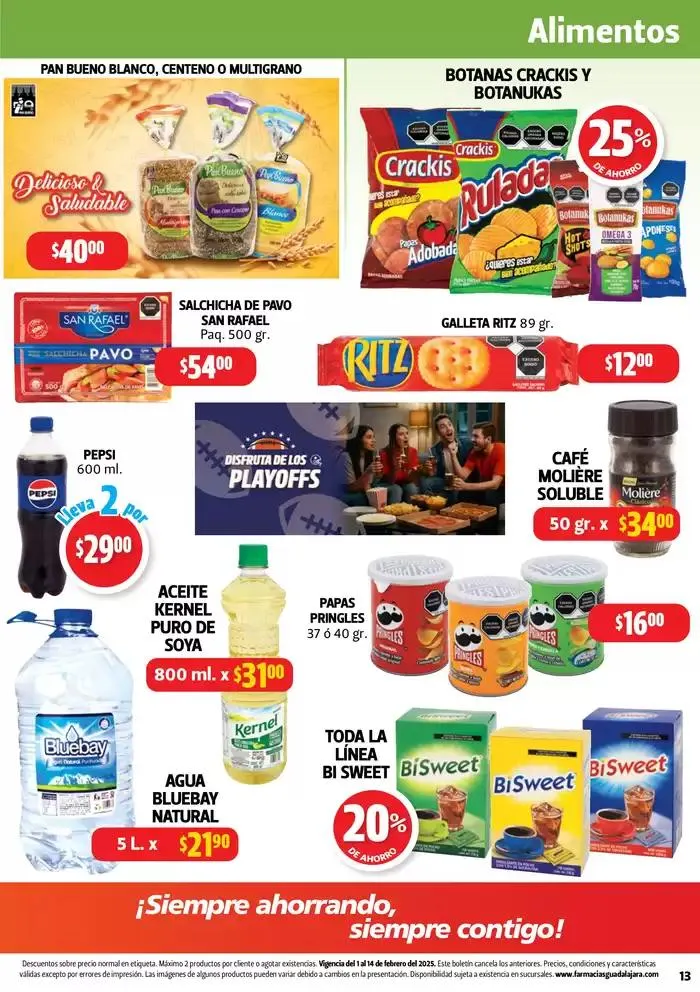 Catálogo de Ofertas principales para ahorradores 3 de febrero al 14 de febrero 2025 - Pagina 13