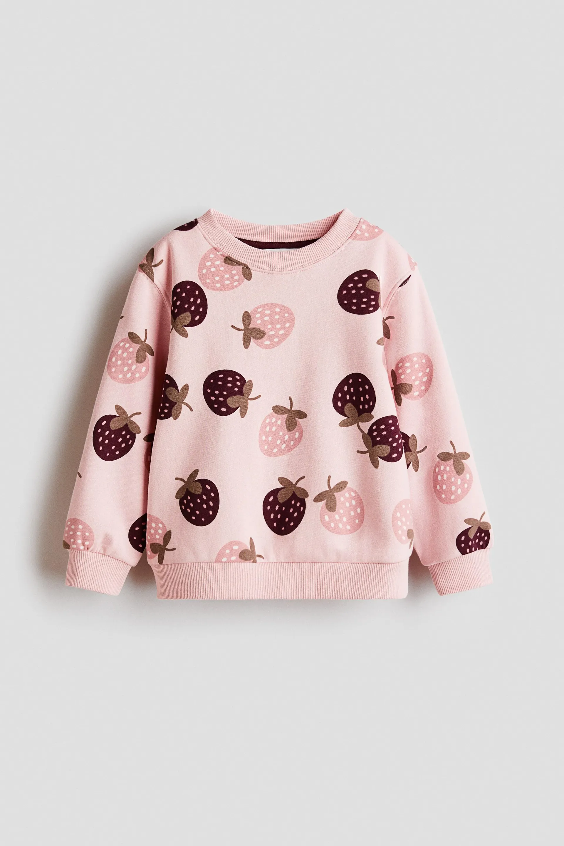 Sudadera con diseño e interior peinado