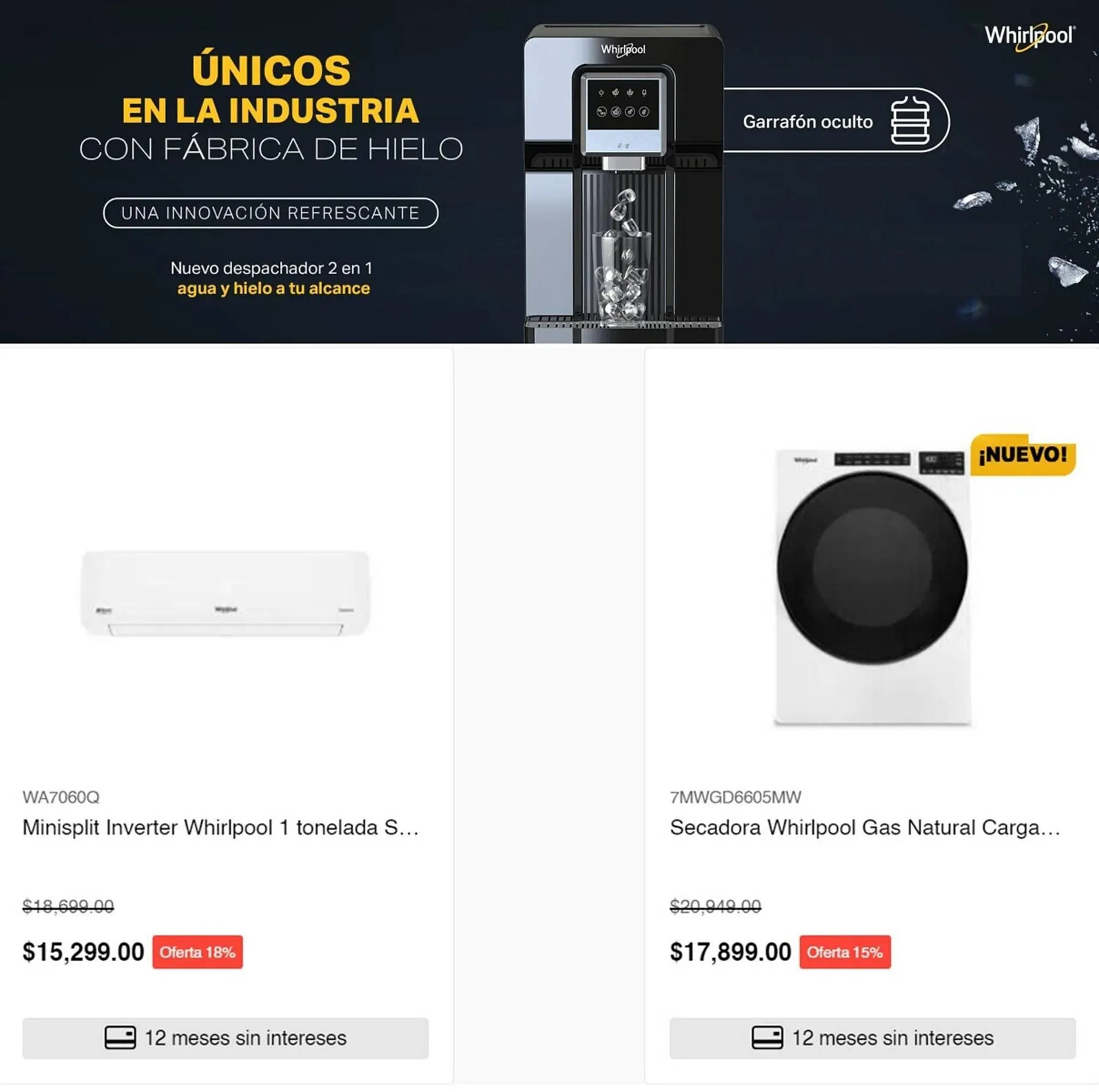 Catálogo de Catálogo Whirlpool 5 de septiembre al 30 de septiembre 2023 - Pagina 11