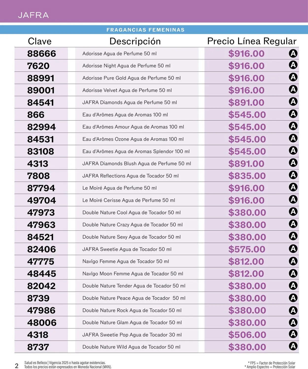 Catálogo de Jafra Oferta actual 12 de marzo al 26 de marzo 2025 - Pagina 2