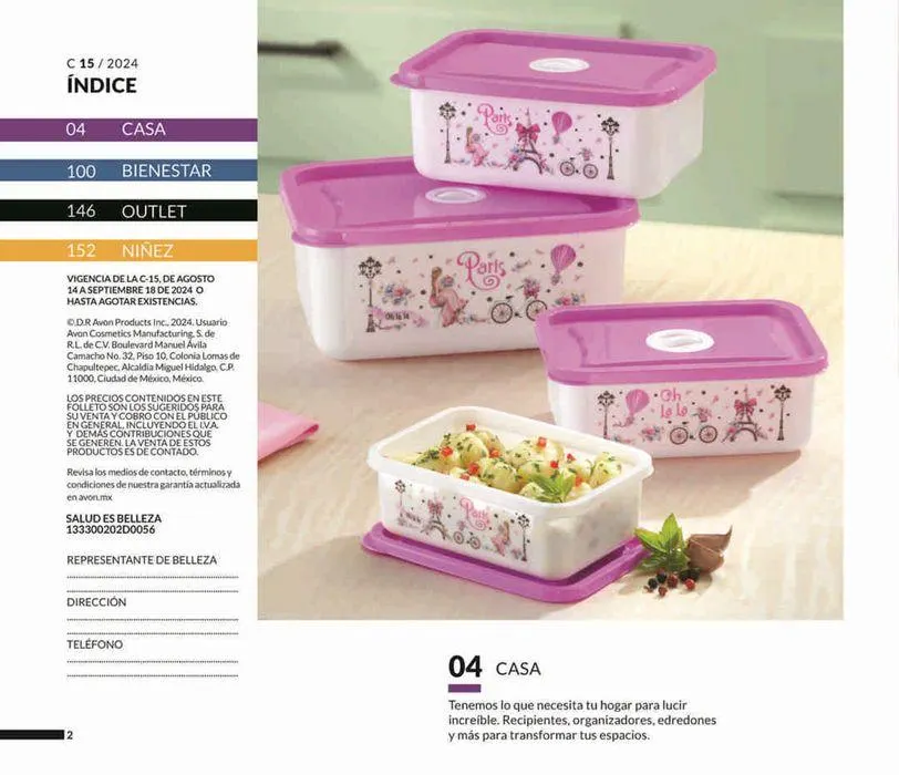 Catálogo de Avon Casa & Estilo C15 14 de agosto al 18 de septiembre 2024 - Pagina 2
